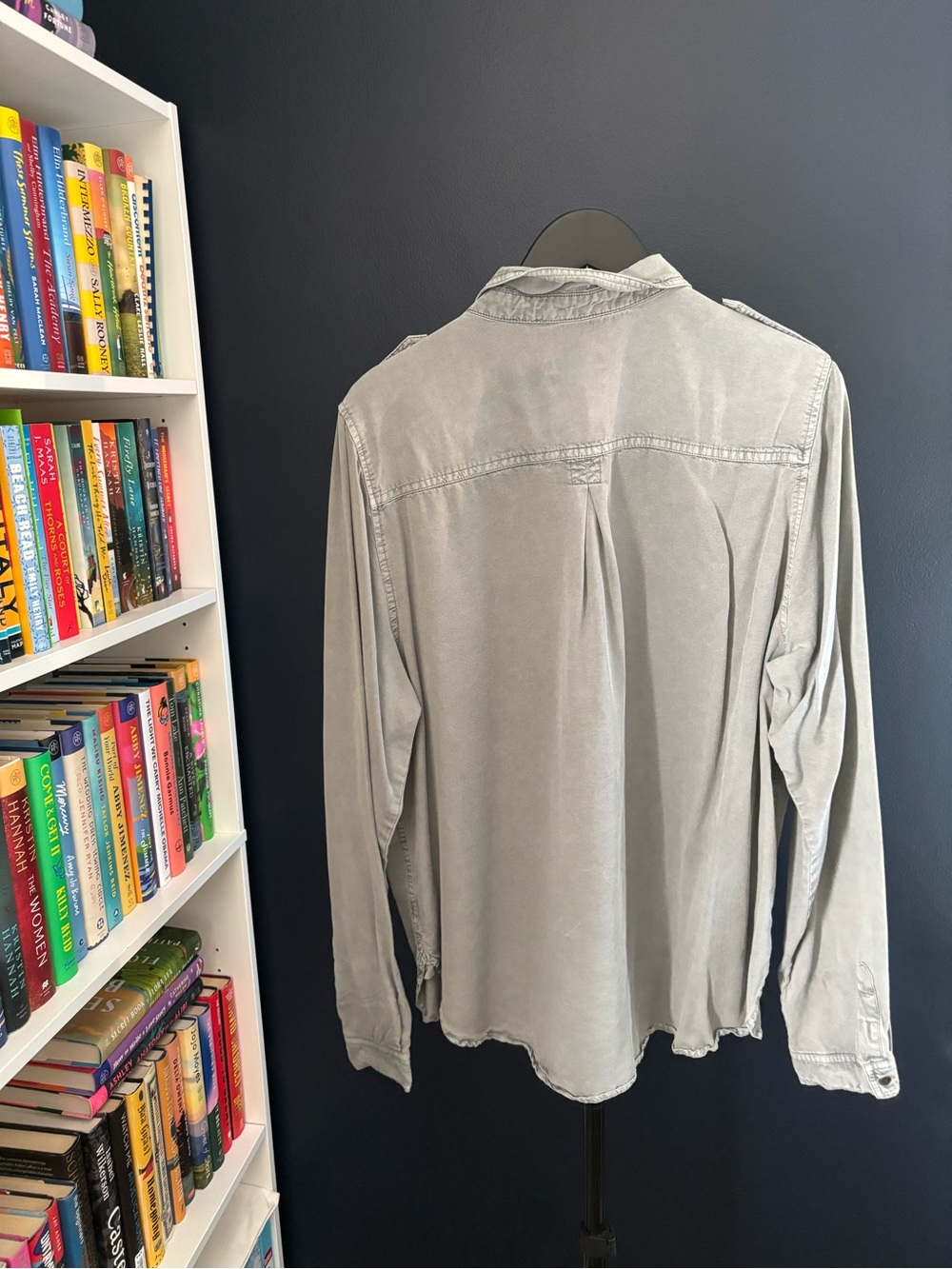 Universal Thread Gray Button-Up Shirt - Picture 2 of 5